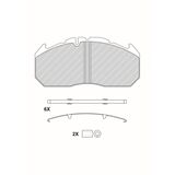 SET BRAKEPADS FERODO